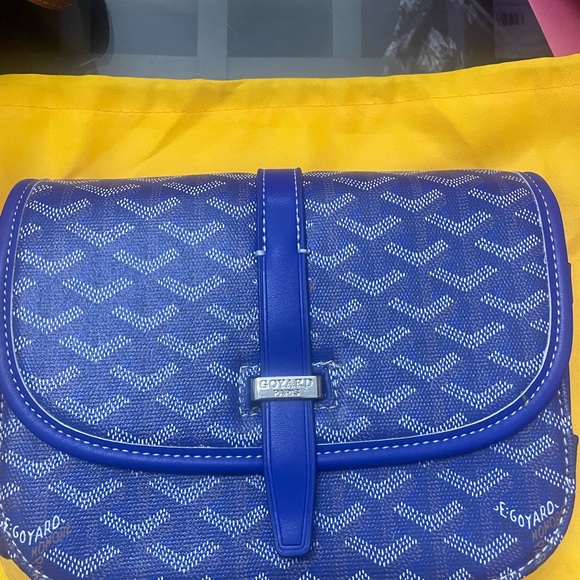 Goyard Handbags - Goyard Blue and White Crossbody Bag
